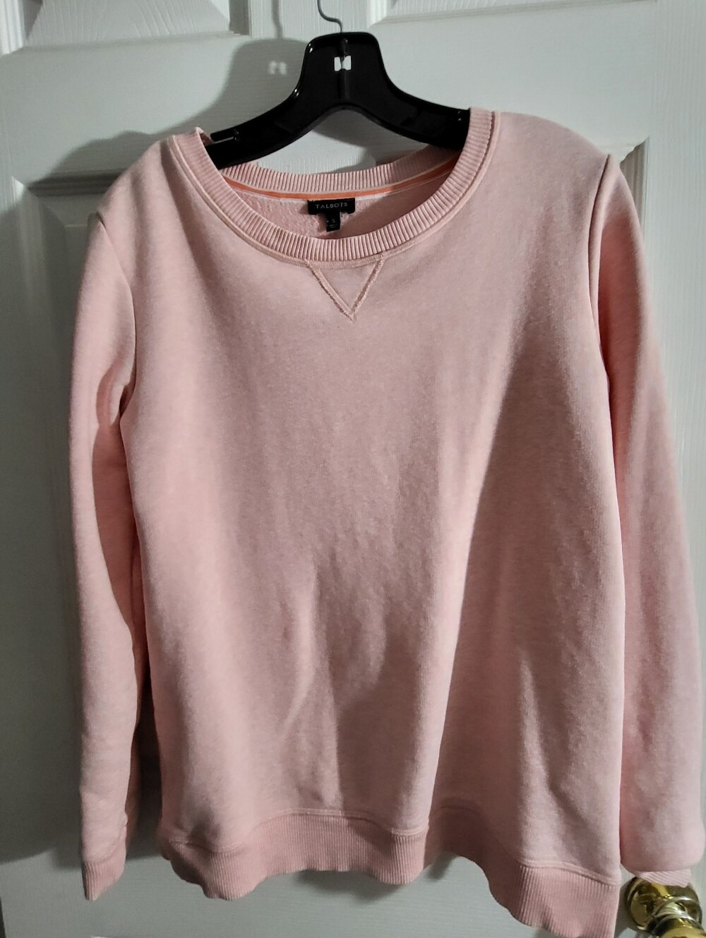 Talbots Pale Pink Crewneck Sweatshirt